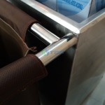 Xe làm buồng phòng inox ba tầng túi đơn