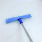 Đầu lau kính bông tai thỏ sợi microfiber màu xanh