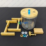 Bình thủy tinh 5L chân gỗ đựng nước trái cây ASIA031-5L