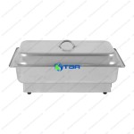 Nồi hâm buffet dùng điện nắp inox 1 ngăn