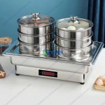 Nồi hấp bánh bao đa năng 2 ngăn chữ nhật ASIA7055DC