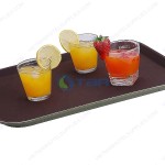 Khay phục vụ quầy bar cafe chống trượt 31*41CM