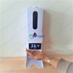Bình CẢM BIẾN đo nhiệt độ & rửa tay sát khuẩn TỰ ĐỘNG