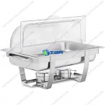Nồi hâm buffet chữ nhật nắp kính ASIA833PC-1N