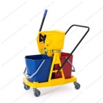 Xe lau sàn bệnh viện 02 xô 34 lít