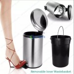 Thùng rác inox đạp chân đặt văn phòng