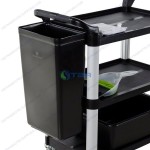 Xe đẩy phục vụ ăn uống đa năng khung hợp kim nhôm