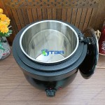 Nồi hâm Soup tiệc buffet màu đen dùng điện ASIA1815SB
