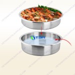 Nồi hâm buffet tròn nắp kính cao cấp ASIA818R