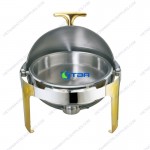 Nồi hâm buffet tròn chân cao vàng ASIA6052G