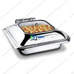 Nồi hâm buffet vuông nắp kính cao cấp ASIA103V