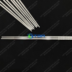 Đũa inox màu bạc cao cấp chống trơn trượt ASIA-S304S