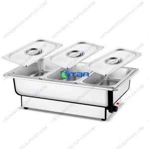 Nồi hâm buffet dùng điện 3 ngăn ASIA7055-3GN