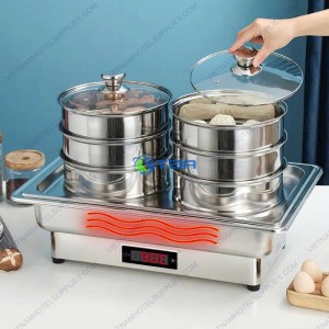 Nồi hấp bánh bao đa năng 2 ngăn chữ nhật ASIA7055DC