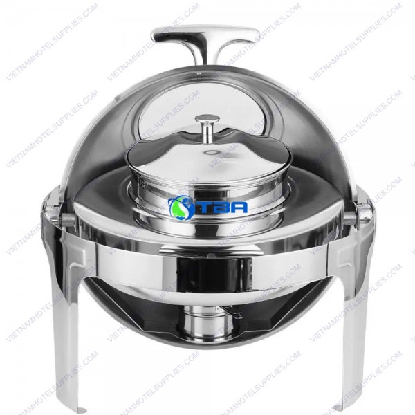 Nồi hâm soup tròn nắp kính ASIA6052PC 