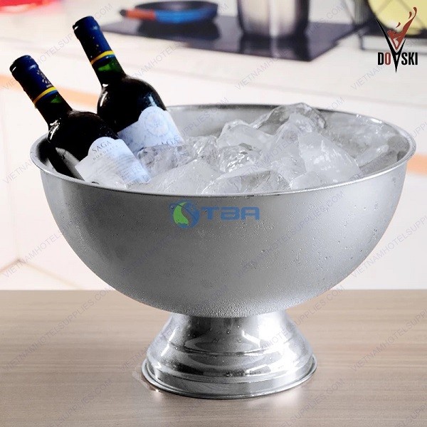 Thố inox ướp rượu champagne A304B 