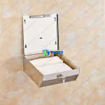 Hộp đựng khăn giấy lau tay inox vuông cỡ lớn