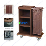 Xe làm vệ sinh buồng phòng ba tầng túi đơn