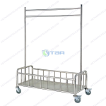 Xe đẩy hành lý  đa năng có dàn móc treo quần áo