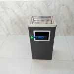 Thùng rác gạt tàn cửa trước đặt tiền sảnh