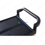Xe đẩy thức ăn 3 tầng nhựa màu đen A500B