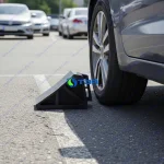 Chặn bánh xe di động bằng cao su ASIA-CBX19S