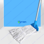 Cây lau sàn ướt đầu kẹp bấm cán nhôm ASIA-CLK01