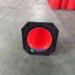 Chóp nón giao thông nhựa PE đế cao su 75cm