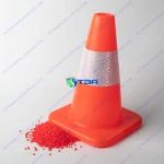 Cọc tiêu giao thông nhựa dẻo PVC cao 30cm