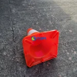 Cọc tiêu giao thông nhựa dẻo PVC cao 30cm