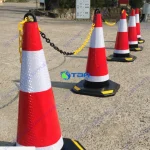 Dây xích nhựa vàng đen chất lượng cao