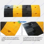 Gờ giảm tốc cao su vàng đen (L)100x(W)35x(H)5cm