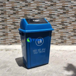 Thùng rác nhựa 40L xanh dương ASIA-NL40X