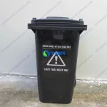 Thùng rác đen nguy hại cho nhà xưởng 240L ASIA