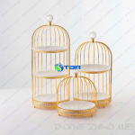 Kệ trang trí bánh lồng chim inox 1 tầng ASIA01BN