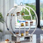 Kệ trang trí trưng bày bánh 3 tầng tròn ASIA03R