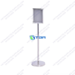 Bảng menu thông tin inox 2 mặt khổ đứng A4