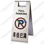 Biển báo INOX CAO CẤP đặt sàn CHỮ A