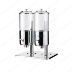 Bình đựng ngũ cốc inox 2 ngăn 8L #A133-2