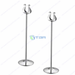 Cây kẹp Menu & số bàn inox #MN016