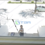 Bộ dụng cụ lau kính cây nối dài hợp kim 3.6 mét