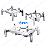 Chân đế nồi hâm buffet chữ nhật - vuông - tròn ASIA123RSX
