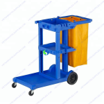 Xe đẩy dọn vệ sinh chữ L toà nhà 3 tầng ASIA170