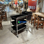 Xe đẩy thu gom bát đĩa dọn bàn ăn cỡ lớn