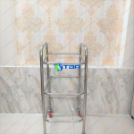 Xe đẩy vệ sinh thu dọn bàn ăn nhà hàng khách sạn