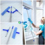 Bộ cây lau kính inox ASIA-LI8M cán dài 8 mét