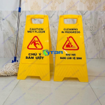 Biển báo chú ý sàn ướt chữ A