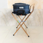 Kệ để hành lý inox mạ vàng cao cấp có tựa ASIACJ009