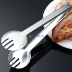 Kẹp gắp bánh inox tròn 2 bên răng #T881