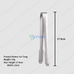 Kẹp gắp đá inox quầy bar club IC004